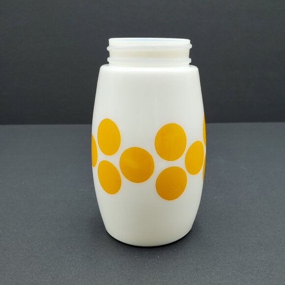 Gemco Westinghouse Yellow Dots Sugar Dispenser Yellow Polka Dot Sugar Container - Picture 6 of 10